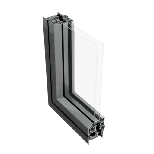 aluk flush aluminium window