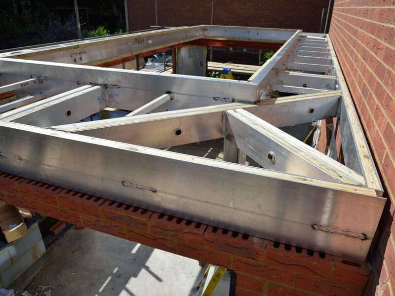evolution aluminium roof construction 