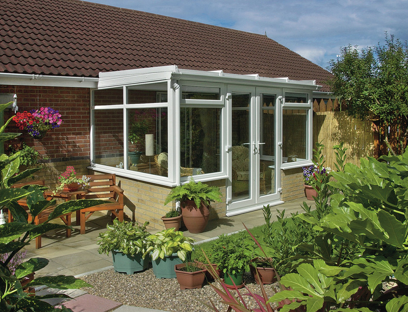 lean to upvc conservatory