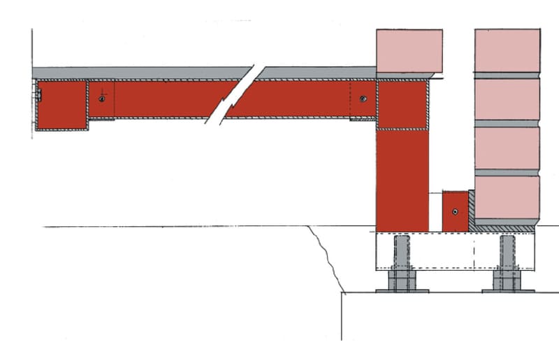 Durabase builders base cross section