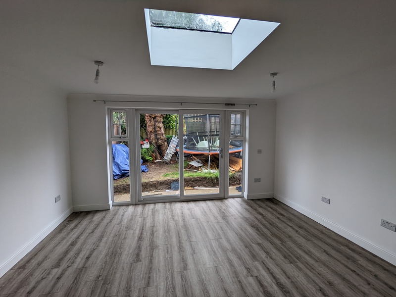 prefabricated extension interior